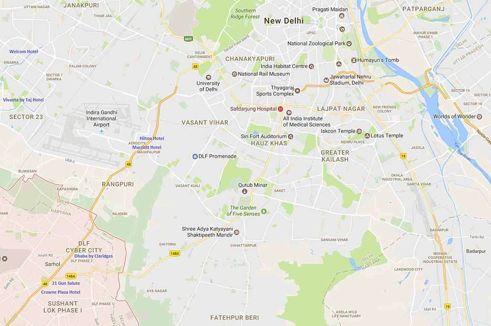 gurgaon-map
